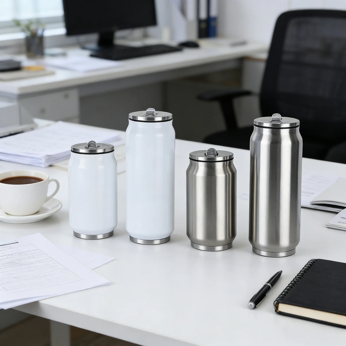 Cola Can Thermos Mug 350/500ml Stainless Steel Vacuum Insulated Insulated Thermos Mug Qst