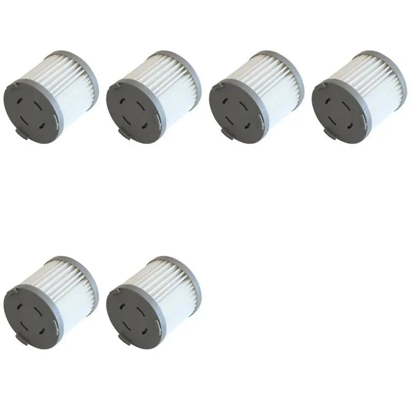 HEPA Filters for Polaris PVCS 1101 Handstick Vacuum – 6 Pack Vacuum HEPA Filter Qme Gray White