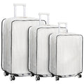 Clear PVC Suitcase Cover Protector – 20 & 24 Inch Luggage Luggage Cover Protector Qme 3PCS