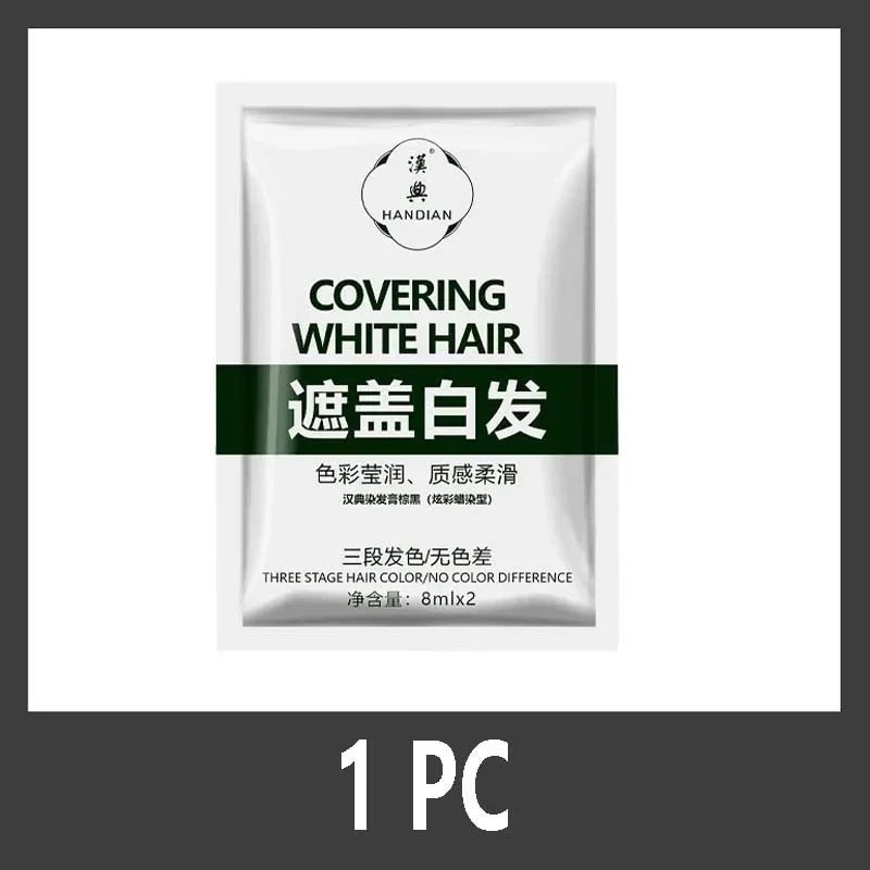Herbal Hair Dye Shampoo – Dark Color & Nourishing Treatment Hair Dye Shampoo Qme 1PC