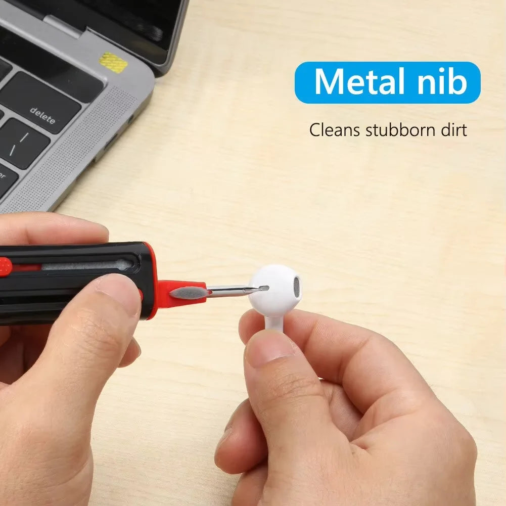 Multifunction Earbuds & Keyboard Cleaning Pen Kit Electronics Cleaning Kit Qst