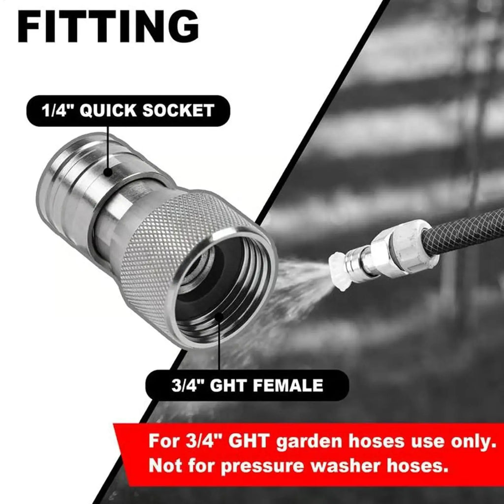 7-In-1 Adjustable High Pressure Washer Nozzle & Hose Adapter Pressure Washer Nozzle Qme