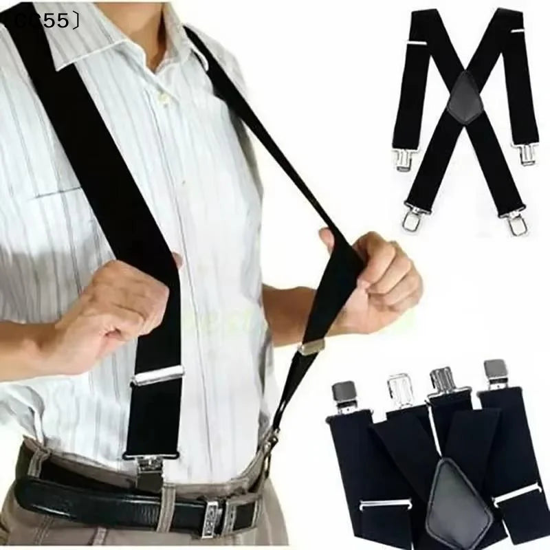 Adjustable X-Back Suspenders for Men, Women & Kids Suspenders & Braces Qst