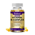 Vitamin B Complex Capsules – High Potency Brain & Focus Support Vitamin Supplement Qst 60 count-1 bottle