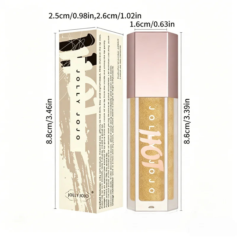 JOLLY JOJOT Transparent Lip Gloss Mirror Glaze Set 2PCS Lip Gloss Set Qst