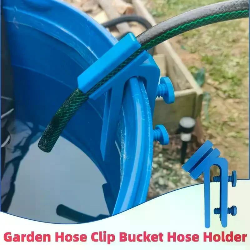 Garden Hose Holder Bucket Edge Clip | Metal Hose Storage Hose Holder Clip Qme