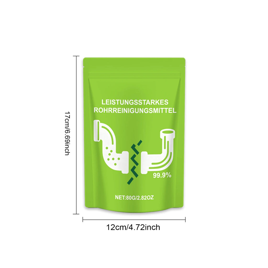 80G Drain Cleaner Powder – Unclog, Deodorize & Clean Pipes Drain Cleaner Powder Qst