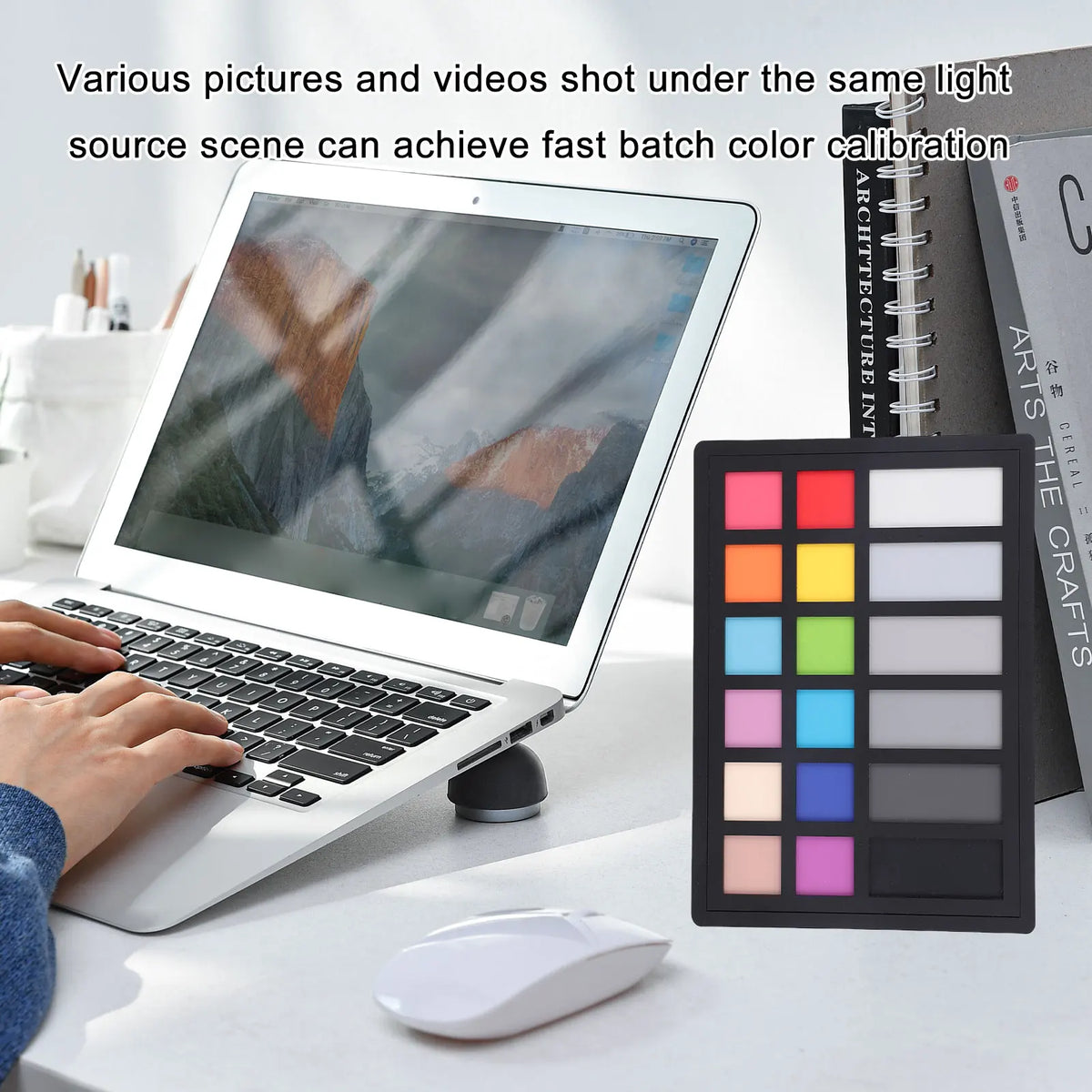 Andoer 18-Color Calibration Card | White Balance Photography Color Calibration Card Qst