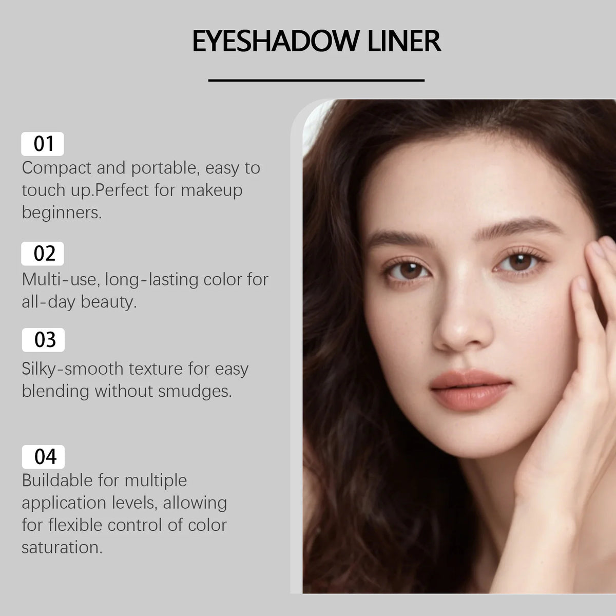 Zephoco 2-in-1 Eyeliner Pen – Smudge-Proof, Quick-Drying Liquid Eyeliner Pen Qst