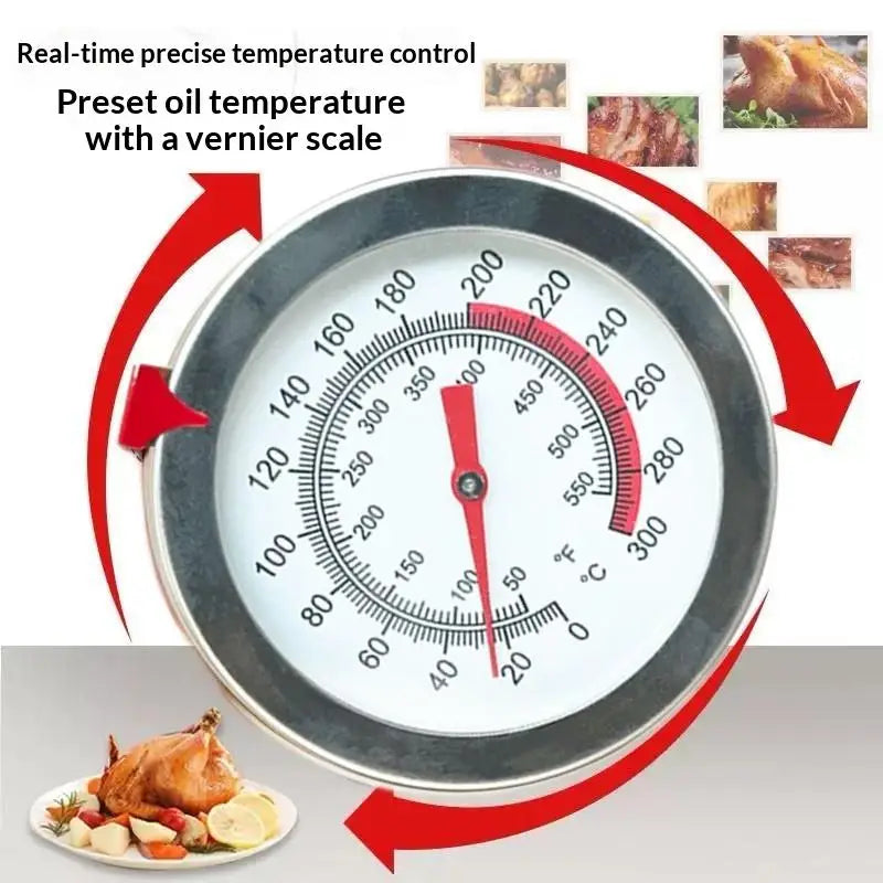 Stainless Steel Meat Thermometer Probe – BBQ, Oven & Grill Meat Thermometer Probe Qme