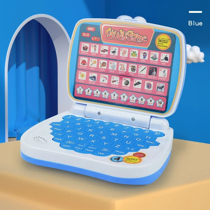 Kids English Learning Laptop Toy – ABC, Numbers & Spelling Kids Learning Toy Qme