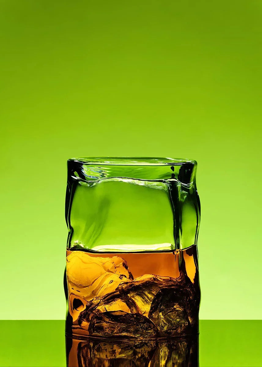 Modern Minimalist Wine & Cocktail Glass Canvas Wall Art Print Canvas Wall Art Qst 18 50x70cm Unframed