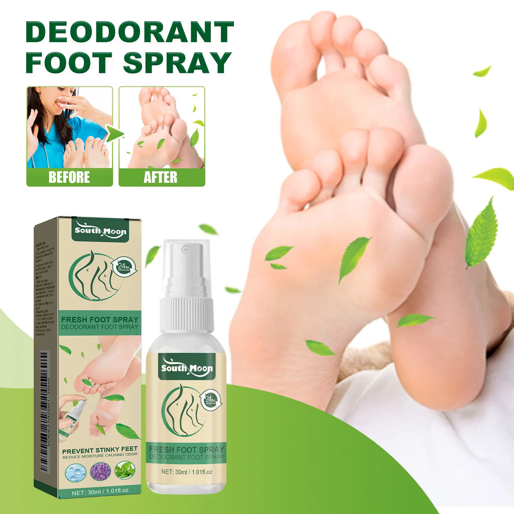 South Moon Lavender Foot Deodorizing Aromatherapy Spray 30ml Foot Deodorizing Spray Qst