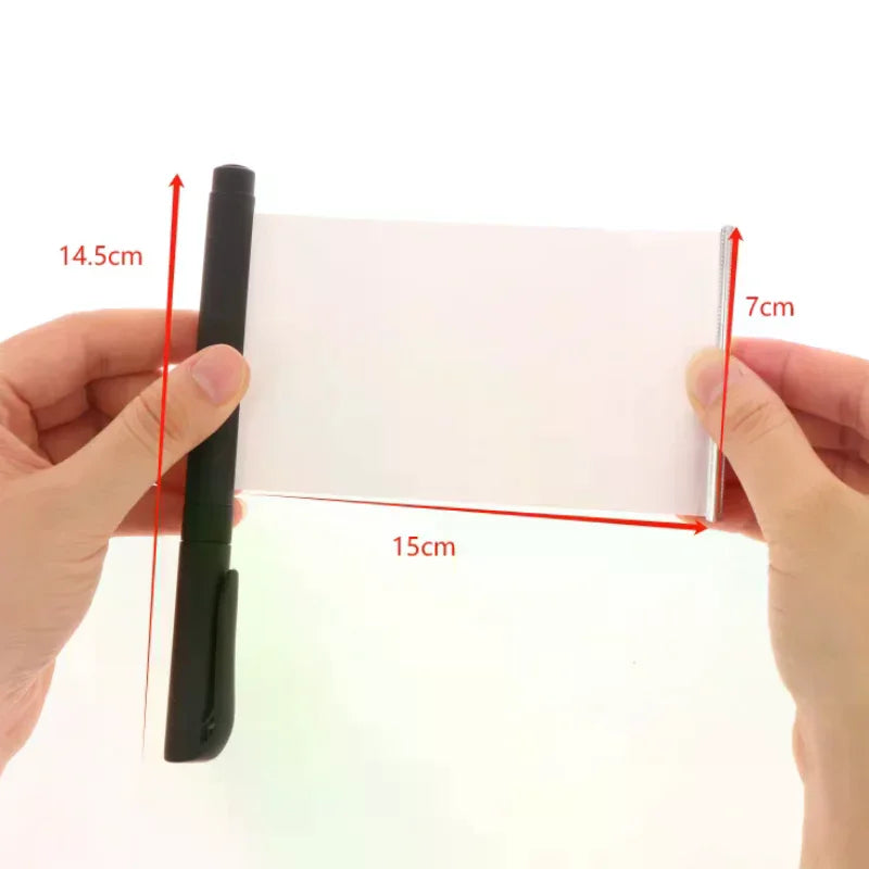 Secret Scroll Pen – Hidden Pull Paper Writable Note Tool Novelty Stationery Pen Qme