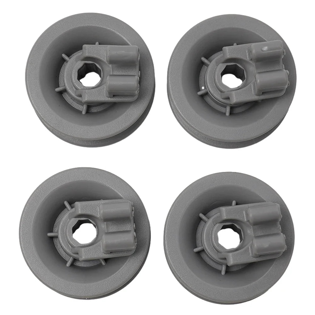 Dishwasher Basket Wheels 611666 for Bosch Siemens Neff – 4 Pack Dishwasher Spare Part Qme