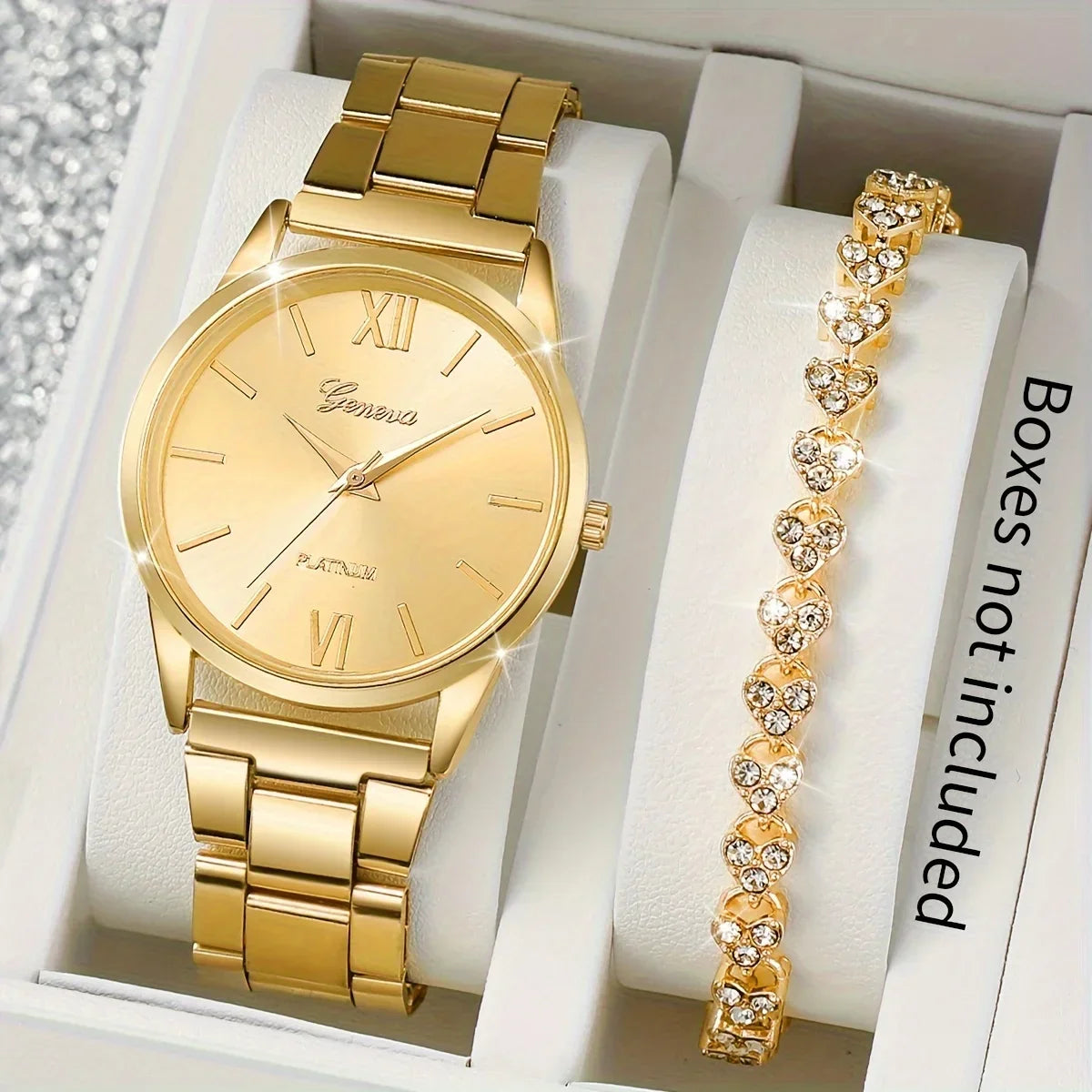 Golden Minimalist Quartz Watch Steel Band | Women's Business Women's Quartz Watch Qme