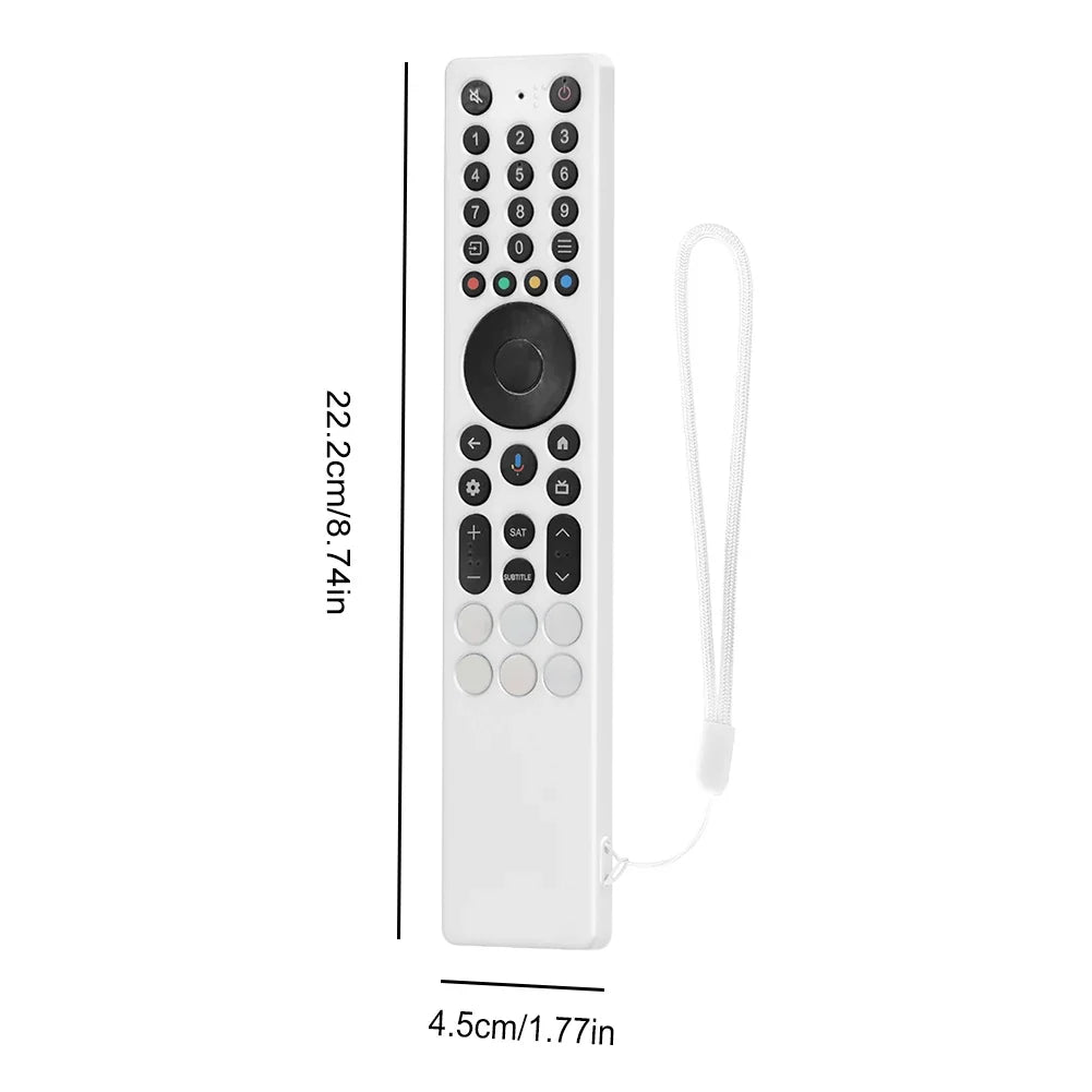 TCL RC833A Remote Silicone Case with Lanyard | Drop-Proof Cover Remote Control Case Qme