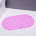 Non-Slip Bathtub Mat with Suction Cups & Massage Texture Bath Mat Qme Rose Red