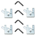 4-Pack Cage Door Lock Latch for Birds, Rabbits & Small Pets Cage Door Latch Qme Default Title