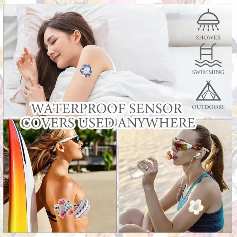 CGM Sensor Adhesive Patch – Hypoallergenic & Waterproof CGM Sensor Patch Qme