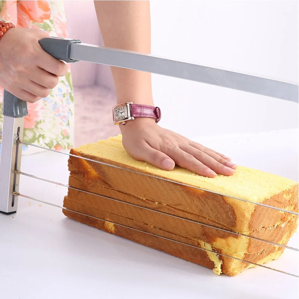 Adjustable Wire Cake Leveler & Slicer – Stainless Steel Cake Leveler Tool Qme