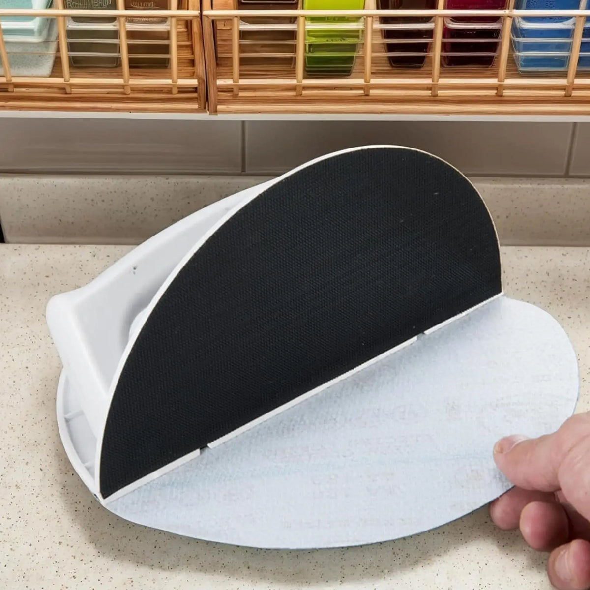 Hand Sander Self-Adhesive Sandpaper Holder – Walls & Wood Hand Sanding Block Qme Default Title