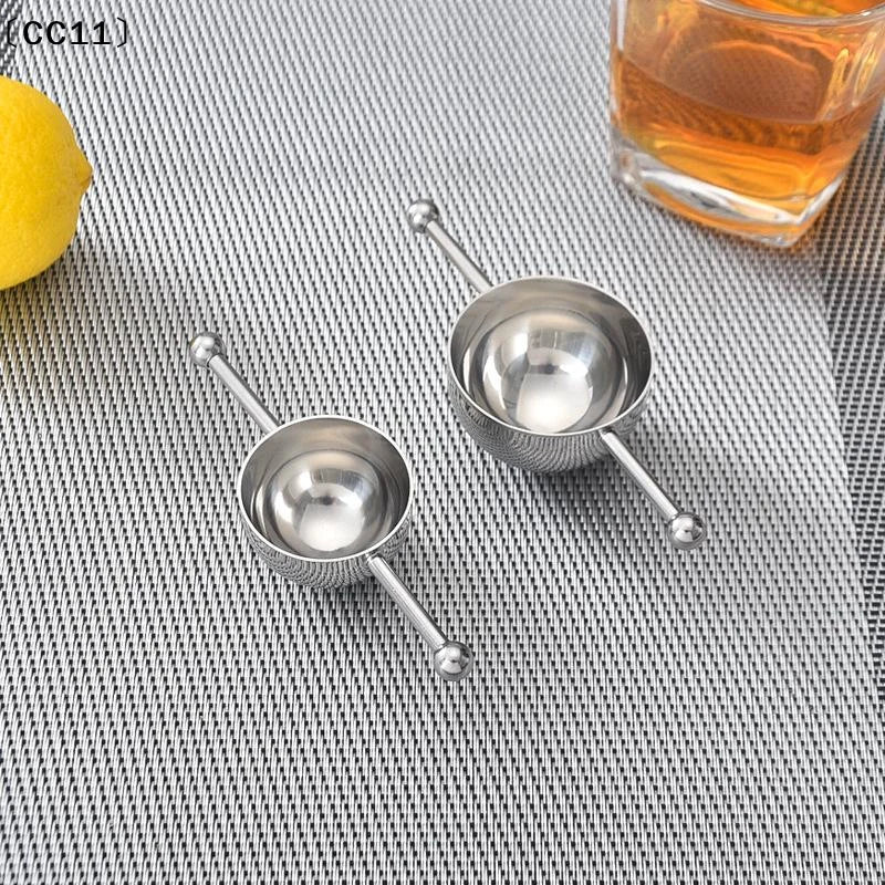Stainless Steel Double-End Cocktail Jigger | Precise Measuring Cocktail Jigger Qme
