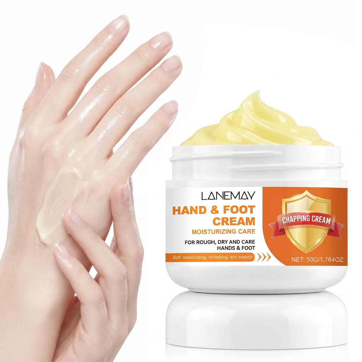 Lanemay Hand & Foot Cream – Honey, Vitamin E & Shea Butter Hand & Foot Cream Qst