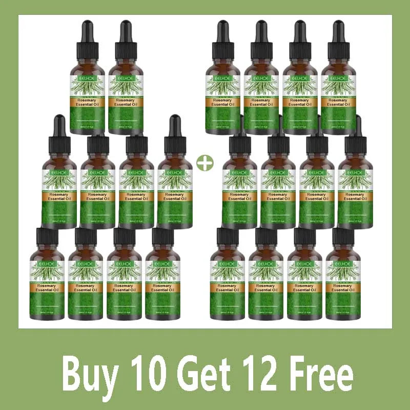Rosemary Hair Growth Essential Oil – Nourishing & Strengthening Hair Growth Oil Qme Buy 10 Get 12 Free
