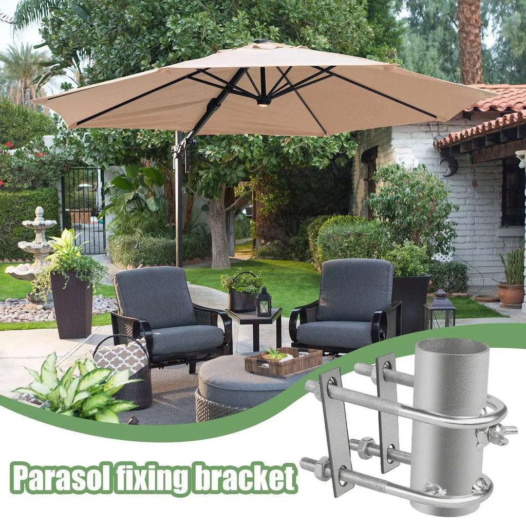 Adjustable Umbrella Holder Deck Railing Clip Bracket Umbrella Railing Bracket Qme
