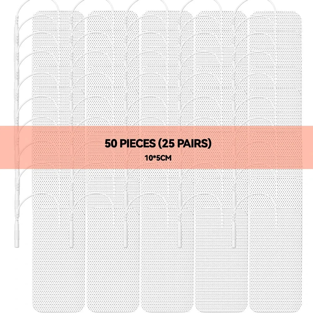 TENS EMS Electrode Pads – Self-Adhesive Replacement Patches Electrode Replacement Pads Qst L 50PCS