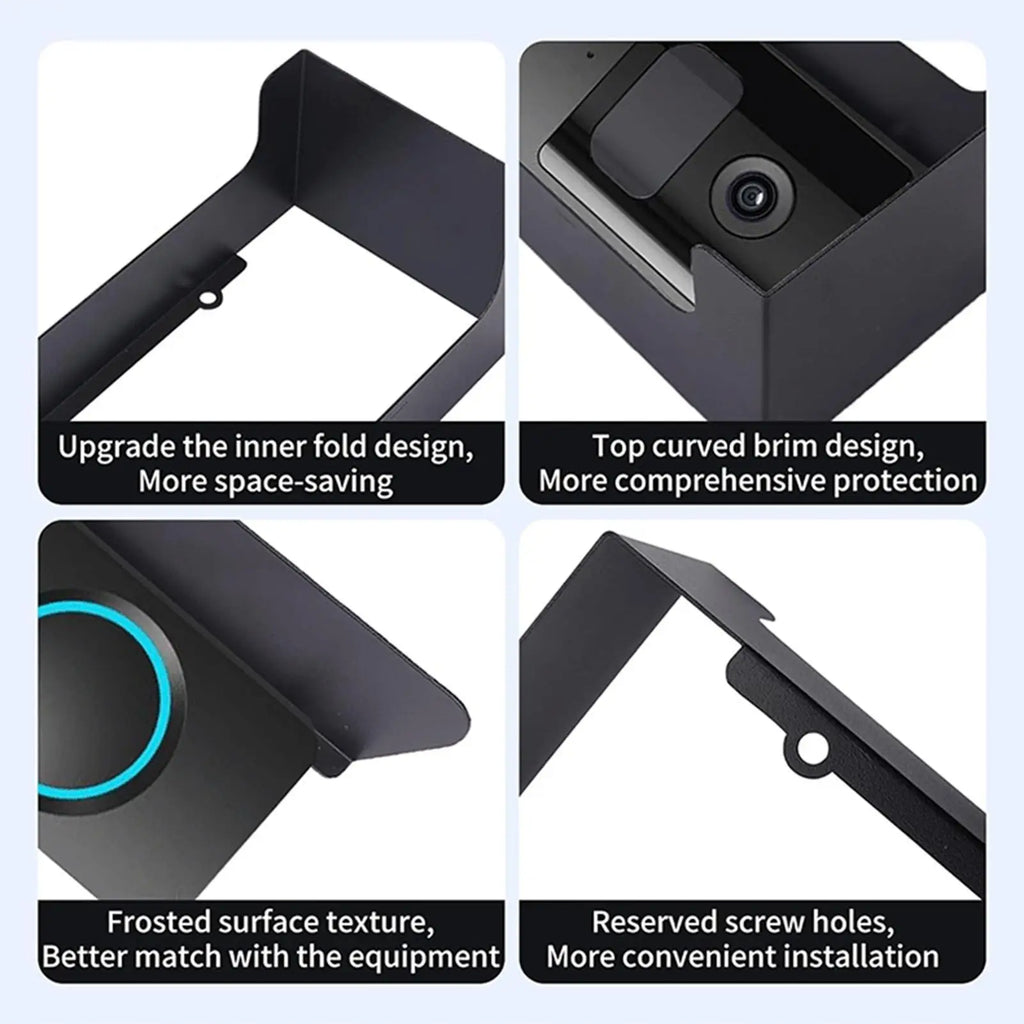 Steel Doorbell Cover – Sun-Proof & Anti-Glare Protection Doorbell Cover Qme