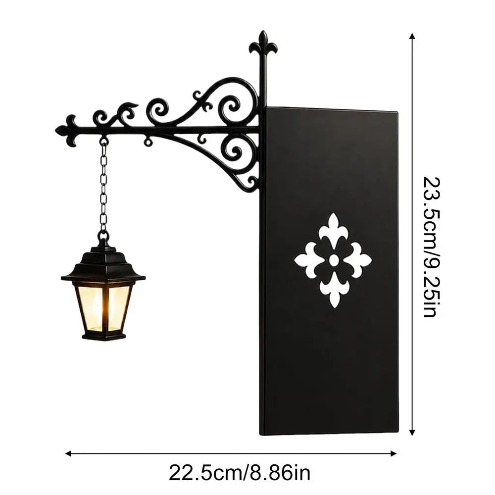 Vintage LED Bookshelf Lantern Lamp – Warm Decorative Light Decorative Bookshelf Lamp Qme as shown