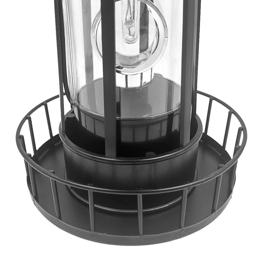 Lighthouse Solar LED Garden Light – Rotating Beam Outdoor Lamp Solar Garden Light Qme