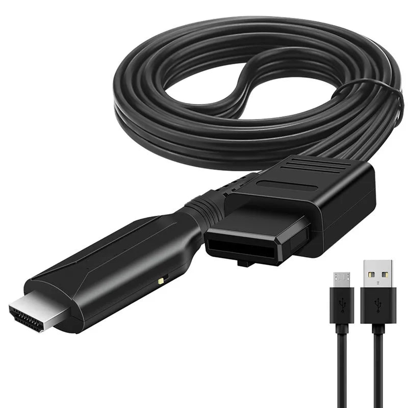 N64 to HDMI Converter HD Video Adapter for Game Console HDMI Video Adapter Qme N64 TO HD
