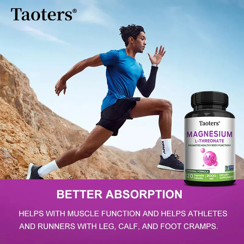 Magnesium L-Threonate Capsules – Focus, Memory & Sleep Support Magnesium Supplement Qst