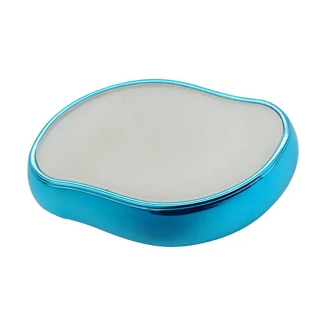 Crystal Hair Eraser – Nano Tech Reusable Hair Removal Tool Hair Removal Eraser Qme Glossy Blue