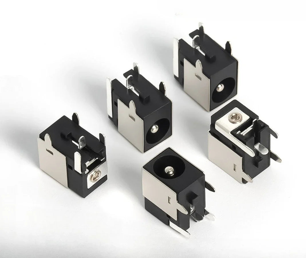 DC-036A Female Metal Cover DC Power Socket 5.5x2.1mm 30pcs DC Power Connector Qme