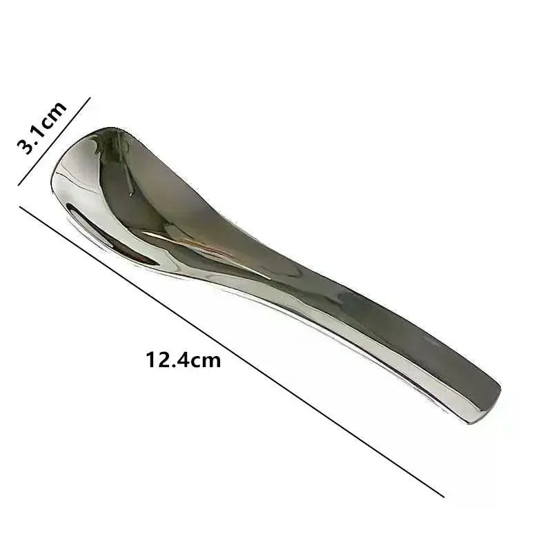 Stainless Steel Ice Cream & Dessert Spoon Set – Yogurt Scraper Dessert Spoon Set Qme