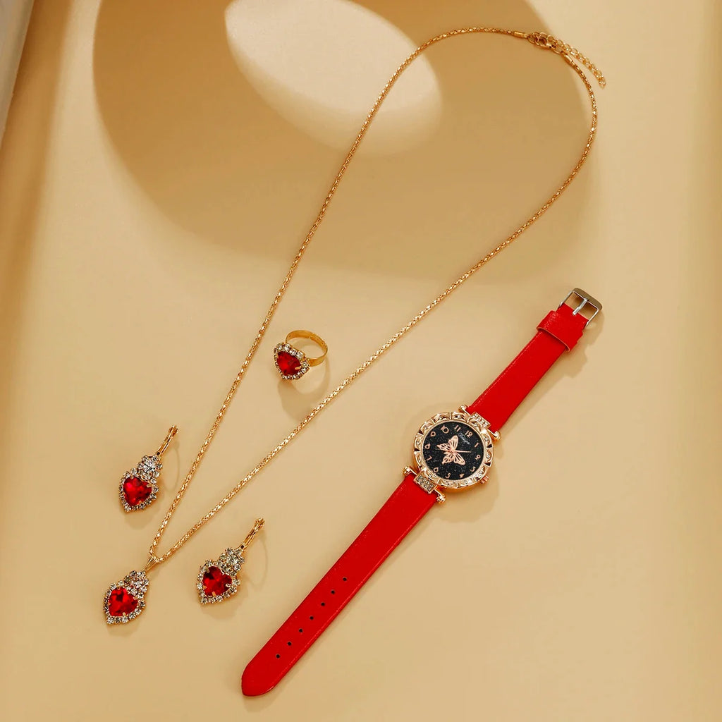 Women's Minimalist Butterfly Digital Quartz Watch | Alloy Case Digital Quartz Watch Qme