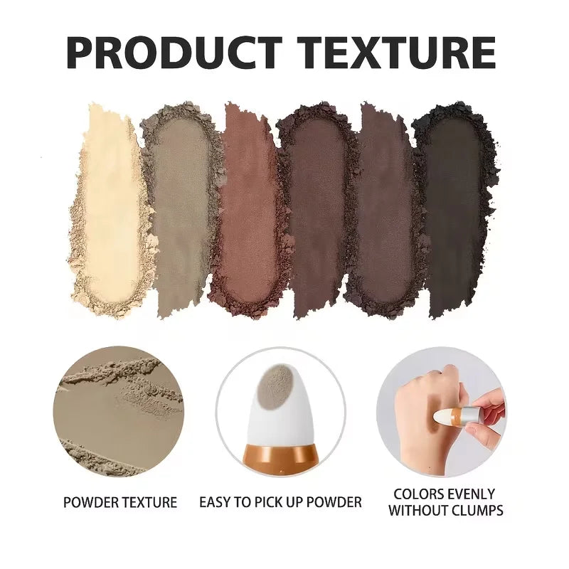 Waterproof Hairline Powder Stick – Gray Root Touch Up Cover Hair Root Concealer Qme