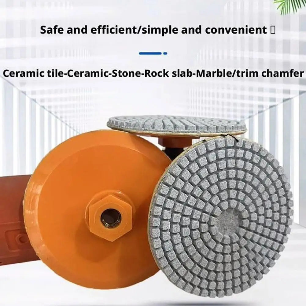 80mm Ceramic Tile Edge Grinding Disc M14 Thread Dry Polishing Grinding Disc Qme