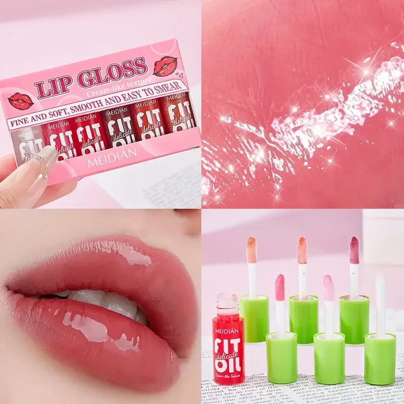 Multi-Color Lip Gloss Set – Long-Lasting, Non-Stick & Moisturizing Lip Gloss Set Qme