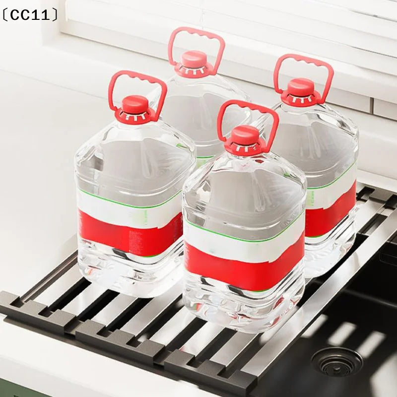 Foldable Stainless Steel Dish Drainer Rack | Kitchen Sink Dish Drainer Rack Qme