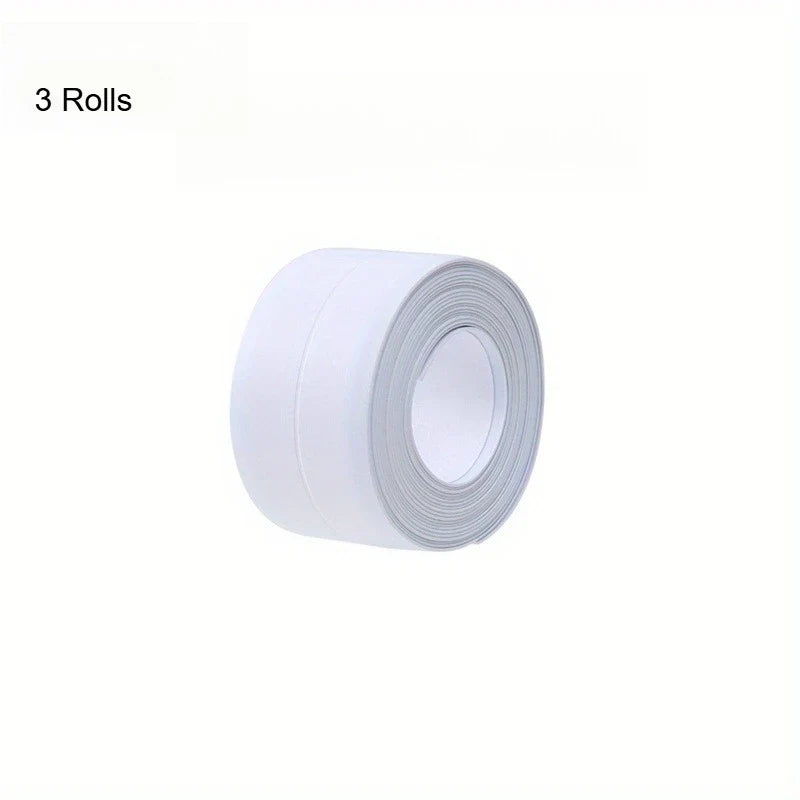 Anti-Mold Waterproof Self-Adhesive Seal Strip – Kitchen & Bath Waterproof Seal Strip Qme 3 Rolls