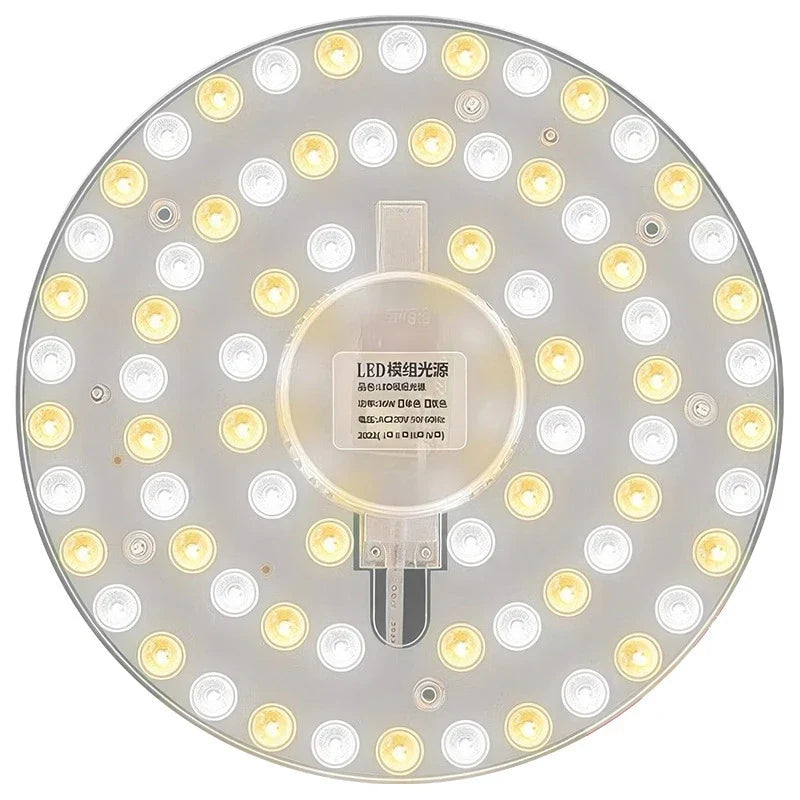 AC220V LED Round Panel Light with Magnetic Mounting | 7 Colors LED Panel Light Qme