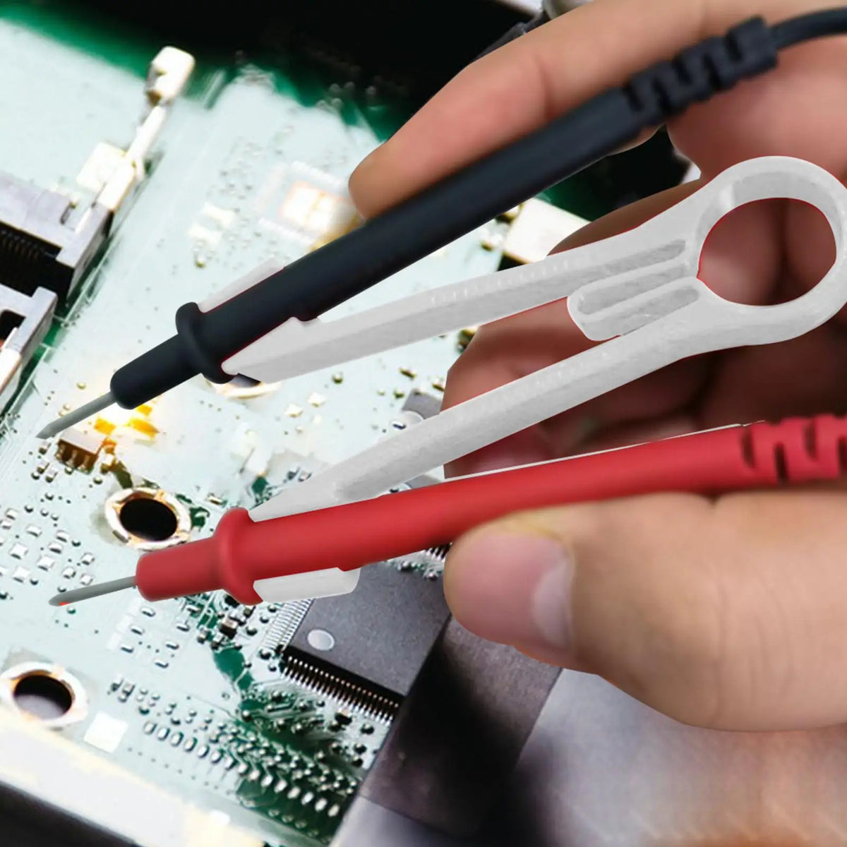 Multimeter Probe Holder Clamping Tool | 4 Colors – 7.6cm Probe Holder Tool Qme