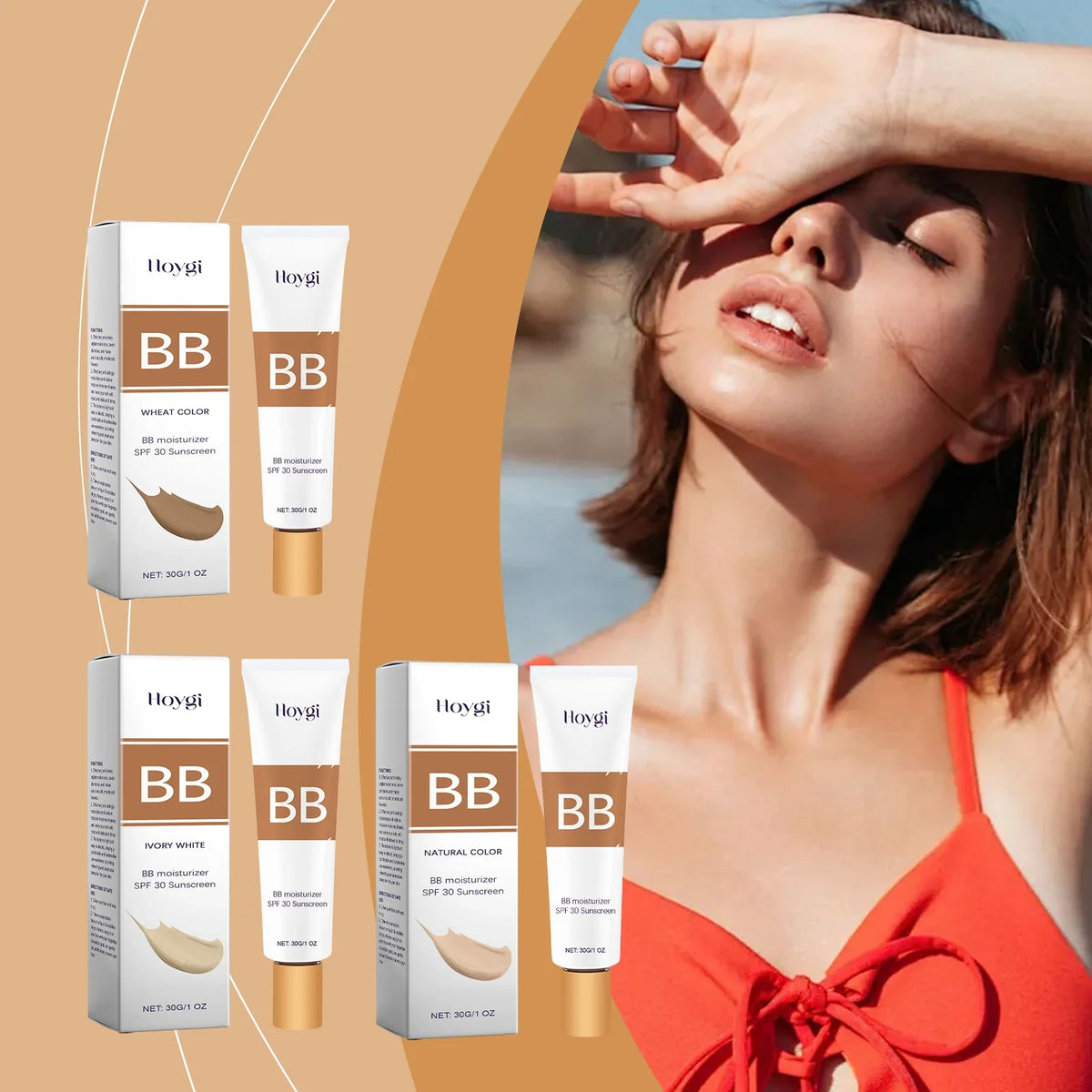 Qme SPF 30 BB Cream – Full Coverage & Long-Lasting Moisture BB Cream Foundation Qme