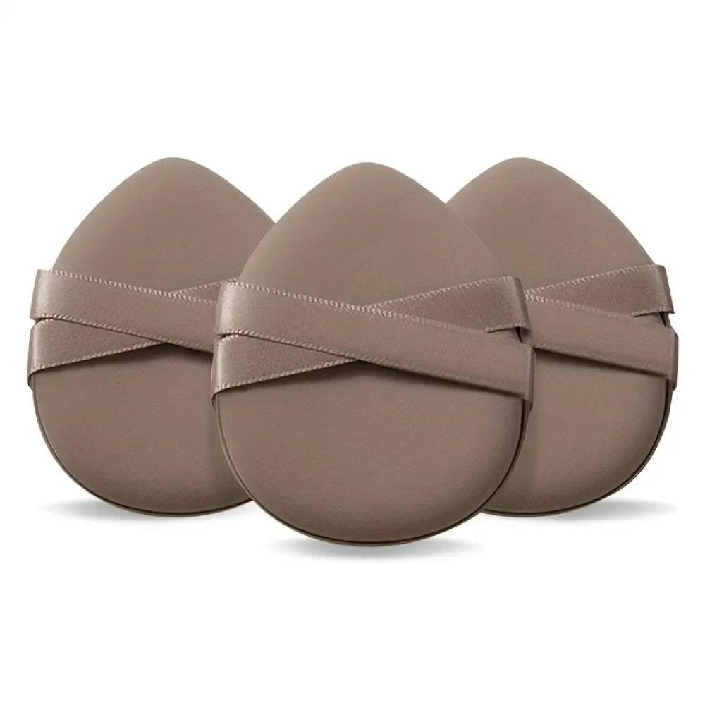 Multifunctional Makeup Sponge Puff | Foundation & Concealer Makeup Sponge Blender Qme Brown 3Pcs