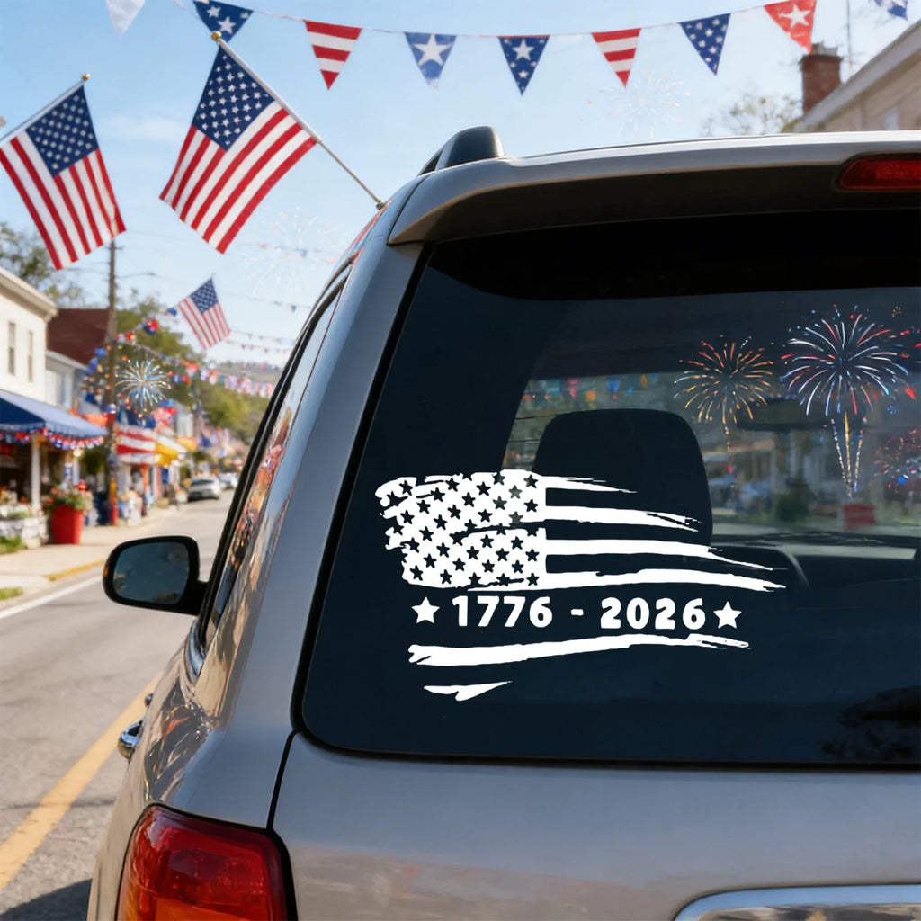 USA 250th Anniversary Independence Day Patriotic Car Decal Patriotic Car Decal Qme